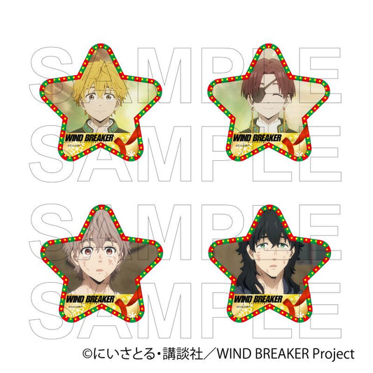 【 03/31 入荷予定】 TVアニメ『WIND BREAKER』 星形コースターセット B ※セット販売 グッズ